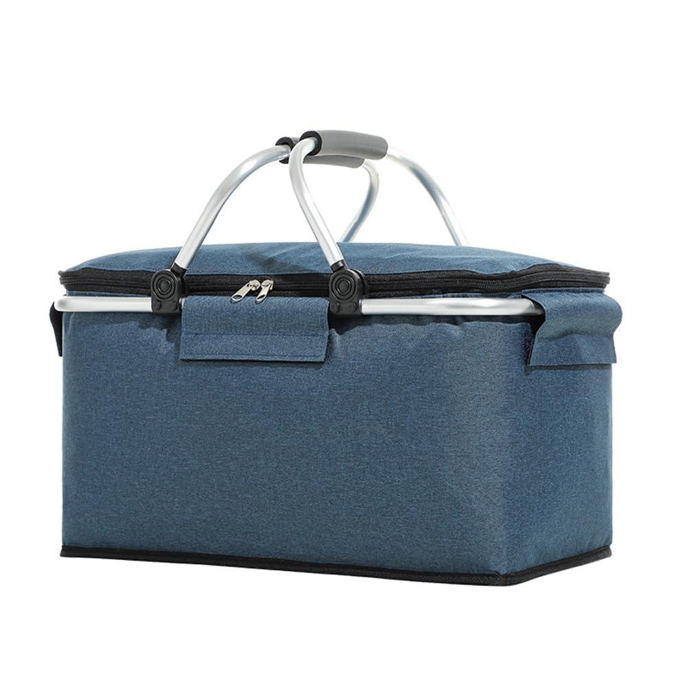 Cesta de Picnic Plegable Aislada de Gran Capacidad - para Exteriores y Personalizable