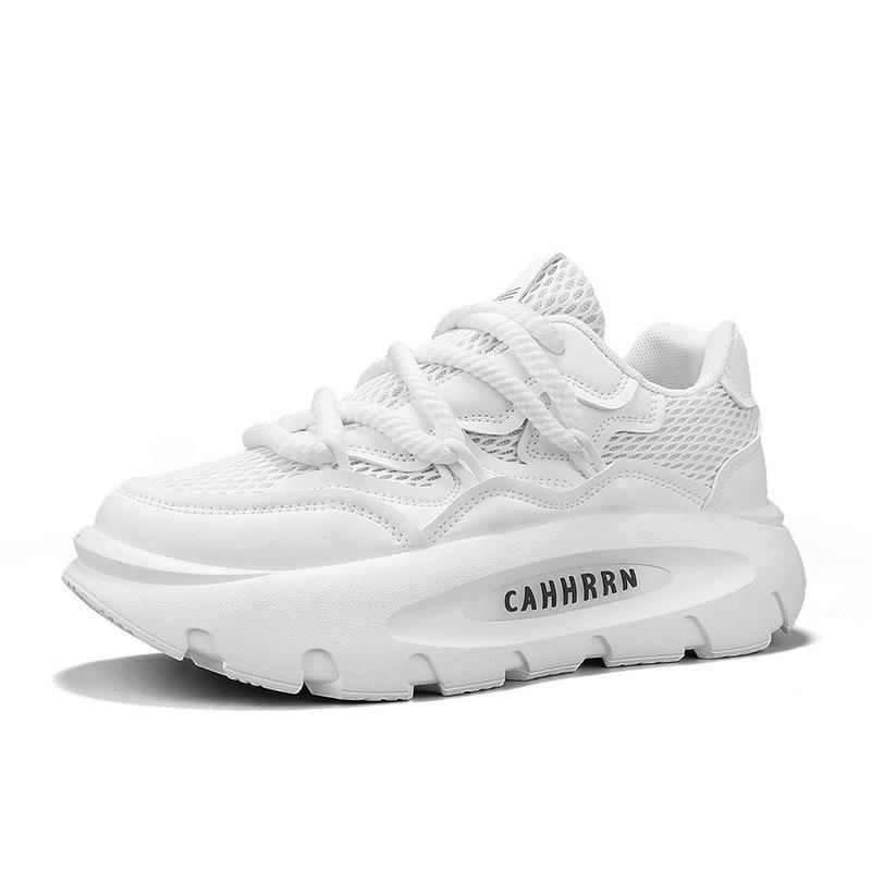 

Мужская обувь новый тренд весна и лето дышащая сетка кроссовки для папы молодежные толстая подошва увеличивающие рост для путешествий отдыха спортивная обувь 39