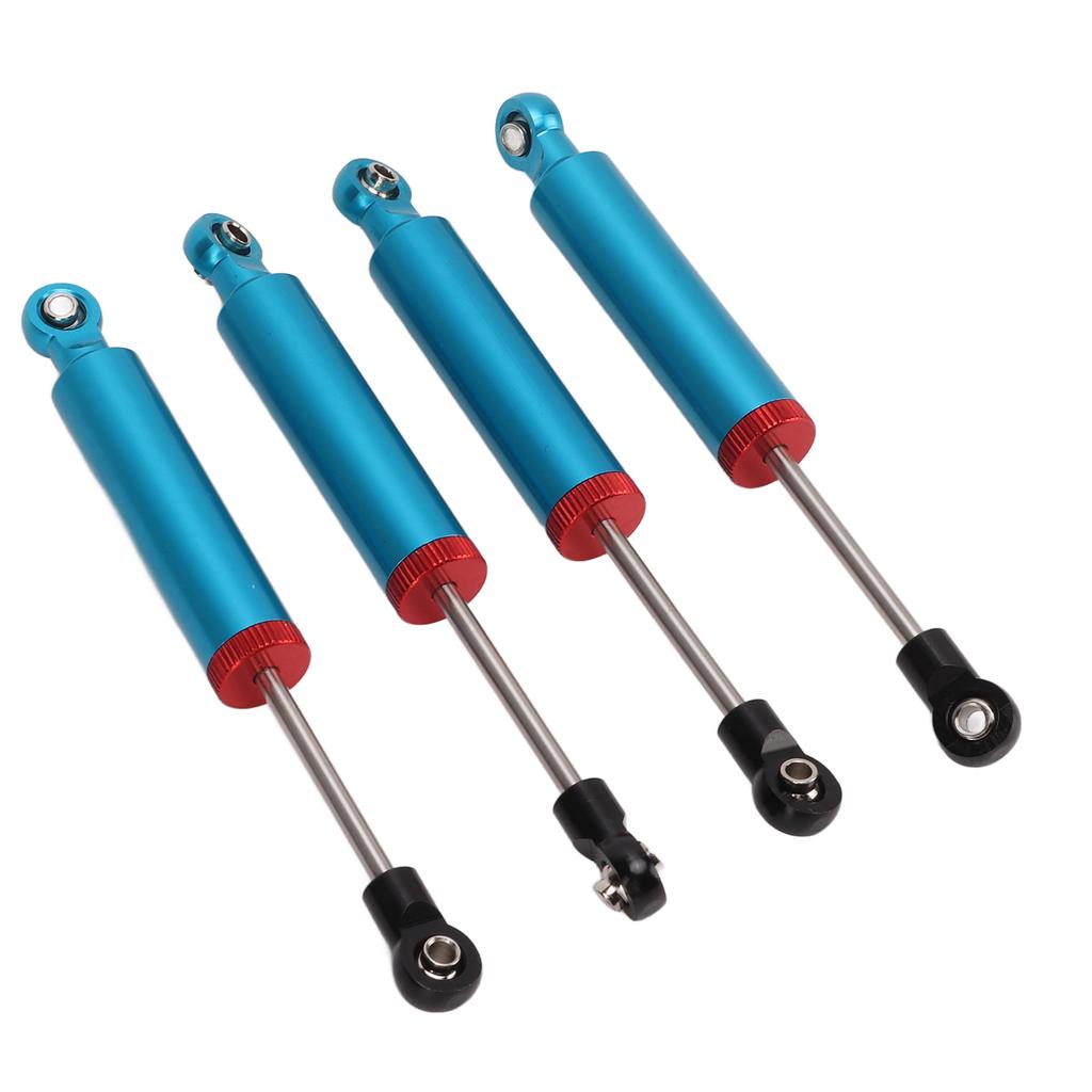 4Pcs RC Car Shock Absorber Aluminum Alloy Oil Damper for 110 Simulation Climbing Car 110mm Blue