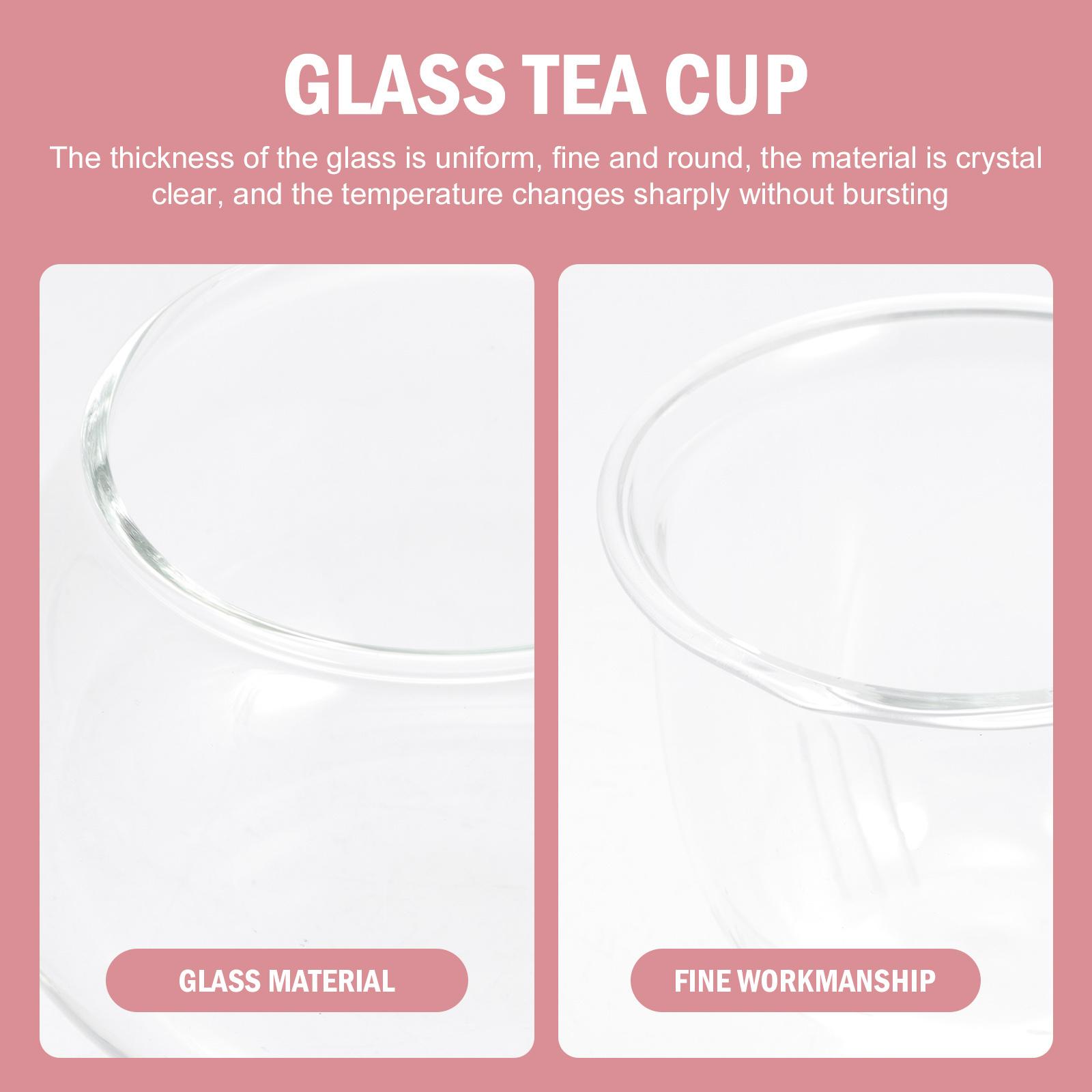 

1Set Mushroom Shape Glass Tea Cup Ceramic Multi-Functional Tea Infuser Mug Suitable for Office Study Room Home Supply Delicate other