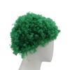 Vibrant Bright Green Fluffy Thick Spiral Curly Synthetic Wig Party Cosplay Stage Vibrant Personality