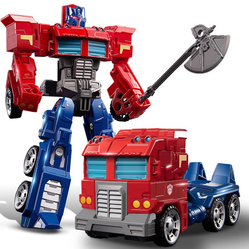 IN STOCK Haizhixing New Transformation Toys Plastic ABS Anime Action Figure KO Robot Car Aircraft Model Kids Gift H606