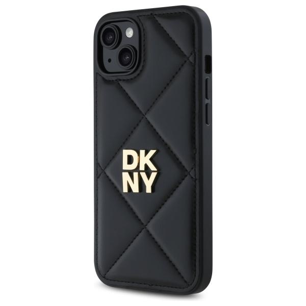 Dkny Dkhcp15Mpqdslk Iphone 15 Plus 6.7  Czarny/Black Quilted Stack Logo