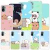 Cute Peach Goma Cat Soft Case For Xiaomi Redmi 14C 13C 13 12C 12 10C 10 9A 9C 9T 9 Phone Cover 8 8A 7 7A 6 6A K80 K70 K60 K40 K2