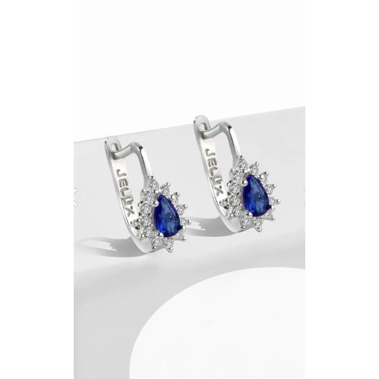 

Серьги-якоря из стерлингового серебра 925 пробы с сапфиром и цирконом