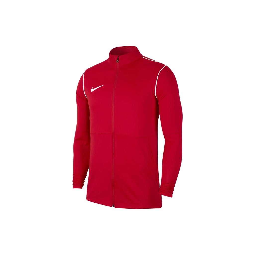 Nike Solid Color Stand Collar Knitted Football Jacket Men Jackets University-Red BV6885-657