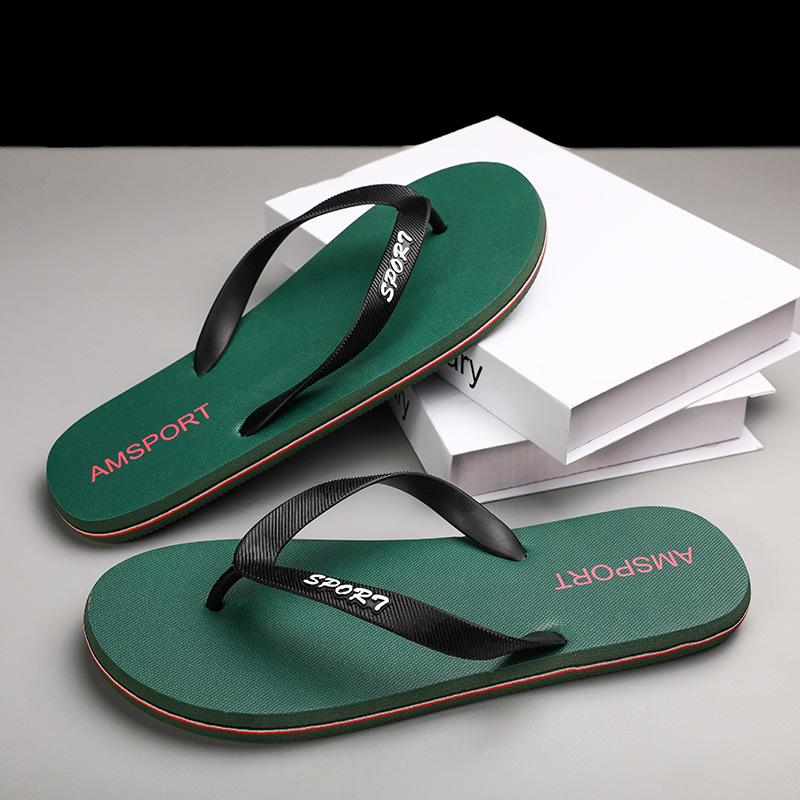 

Тапочки мужские летние шлепанцы для улицы нескользящие повседневные мужские уличные пляжные туфли щипают ноги корейская версия модные интернет знаменитости перетаскивание 44