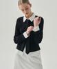 Deuloupisumeon Froze Layered Collar Shirt Cardigan [Black]