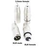 XLR 3 Pin Male female to 3.5mm Female Jack to XLR Audio Adapter For Microphone Speakers Sound Consoles Amplifier XLR Connector