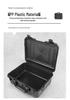 Large Waterproof Plastic Tool and Equipment Safety Storage Box