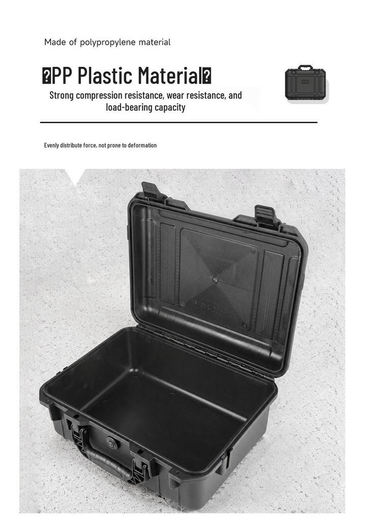 Large Waterproof Plastic Tool and Equipment Safety Storage Box