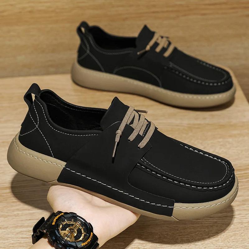 High Quality Men Shoes British High End Men Boots Designer Loafers Men Luxury Mens Shoe Comfort Mens Leather Shoe Zapatos Hombre