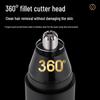 Unisex Electric Nose Hair Trimmer and Scissors for Easy Grooming