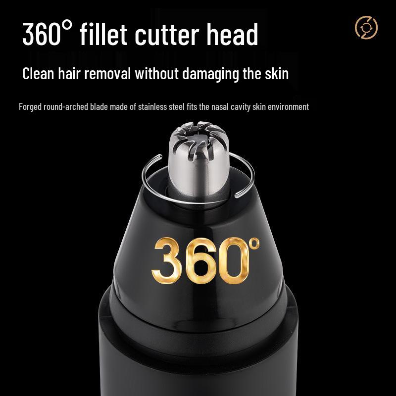 Unisex Electric Nose Hair Trimmer and Scissors for Easy Grooming