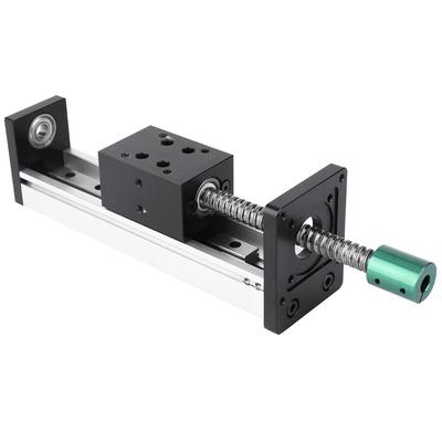 Lineare Führungsschiene Schlitten Kugelgewindetrieb Bewegungstisch 200mm Effektiver Hub(1610 Kugelgewindetrieb)