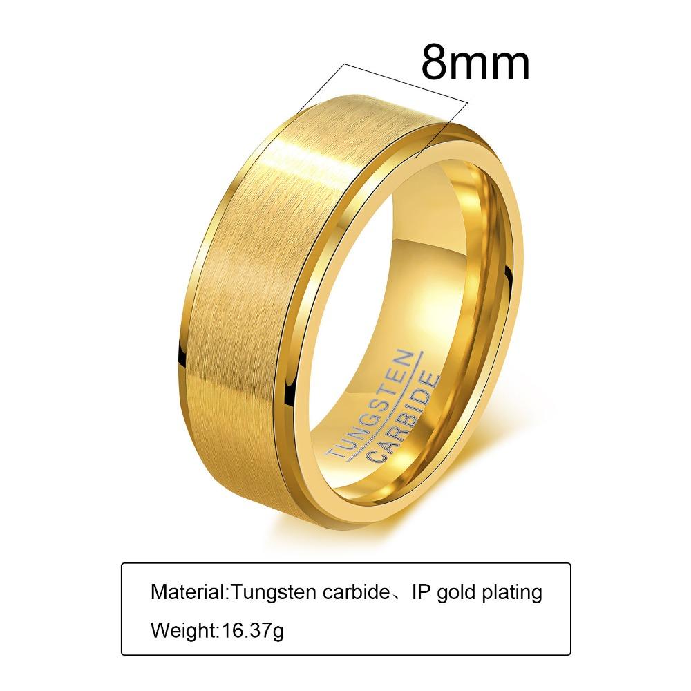 Wolframstahlring für Herren Minimalistisches Design Langlebiger Ehering Stilvolles Accessoire