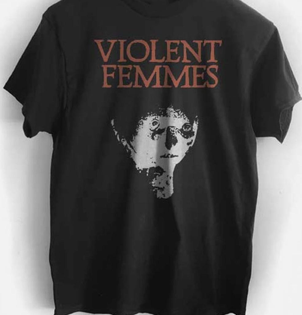 VTG Violent Femmes T-Shirt auf Konzerttournee Schwarz Alle Größen