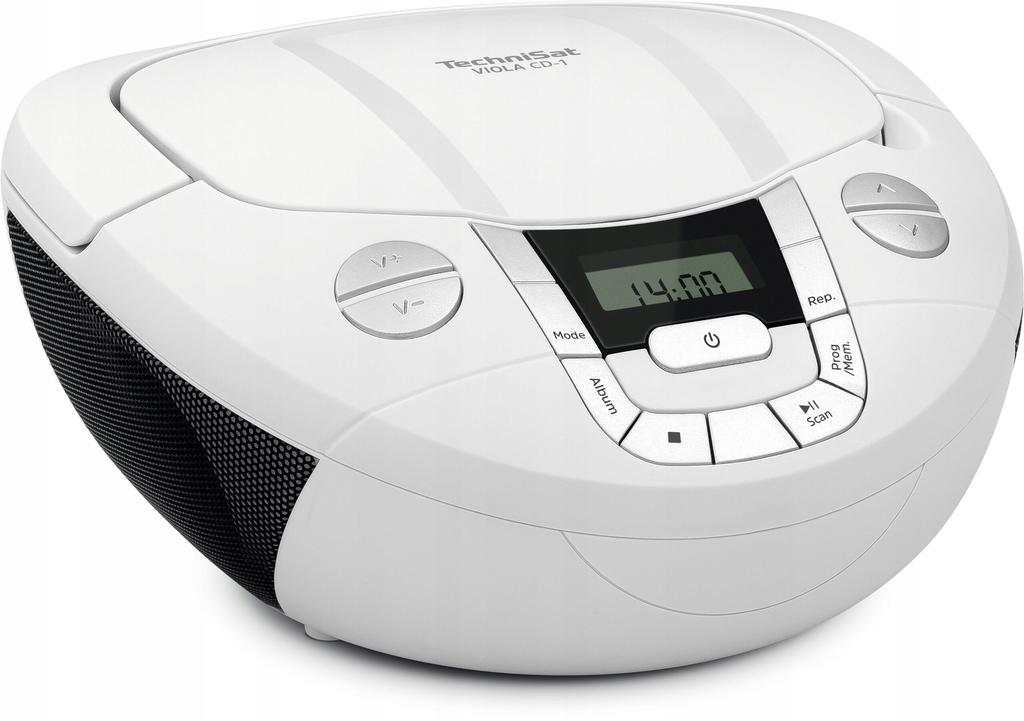 TechniSat VIOLA CD-1 Radio Boombox Bluetooth CD Player MP3 FM White