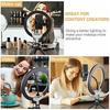 10 Inch Mini Selfie Ring Light Desktop LED Lamp Video Light With Tripod For YouTuber Photo Photography Studio