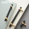 Dooroom Messing Möbelgriffe T-Bar Leichter Luxus Mode Schwarz Gold Silber Kleiderschrank Kommode Schrank Schrank Schubladengriffe