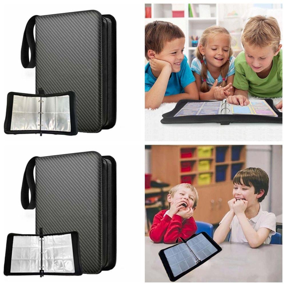 Zink Zinklegering Ringband Hardware Clip Kaarten Opbergdoos Idool Foto's Display Stand Bureau