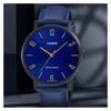Casio STANDARD Series Classic Simple Exquisite Fashion Blue 1 Three-fold Buckle Waterproof Quartz Movement Stainless Steel Strap Japanese MTP-VT01B-2B