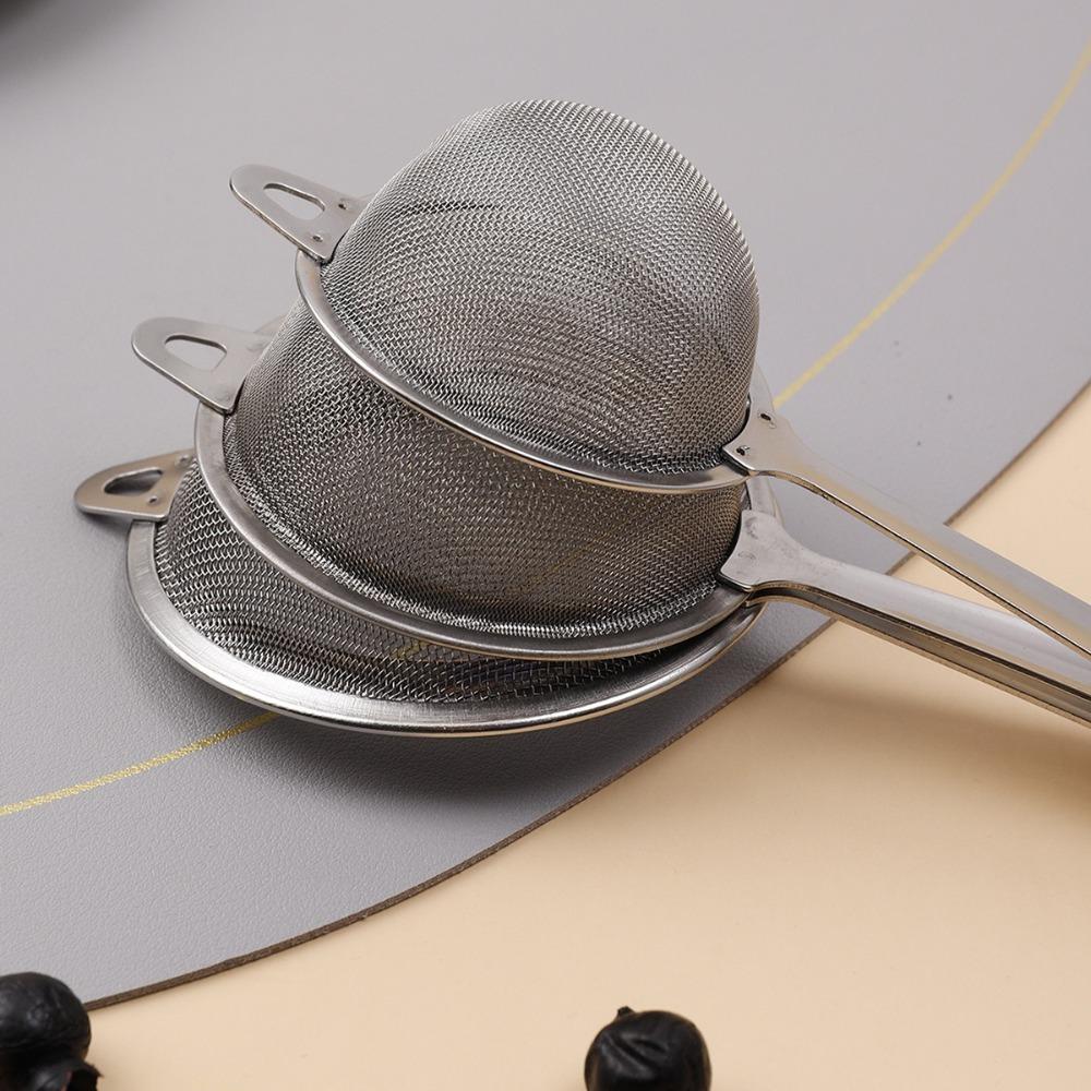 Easy to Clean Fine Mesh Strainer Stainless Steel Tea Strainer New Cocktail Sieve  for Kitchen