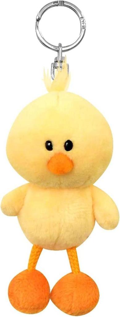 NICI Chick Keychain, 10cm, German-made Plush Toy Keyring, BB 3089146, Yellow