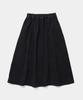 COLUMBIA UNIVERSITY Panel Pleated Denim Skirt_Gray Jean