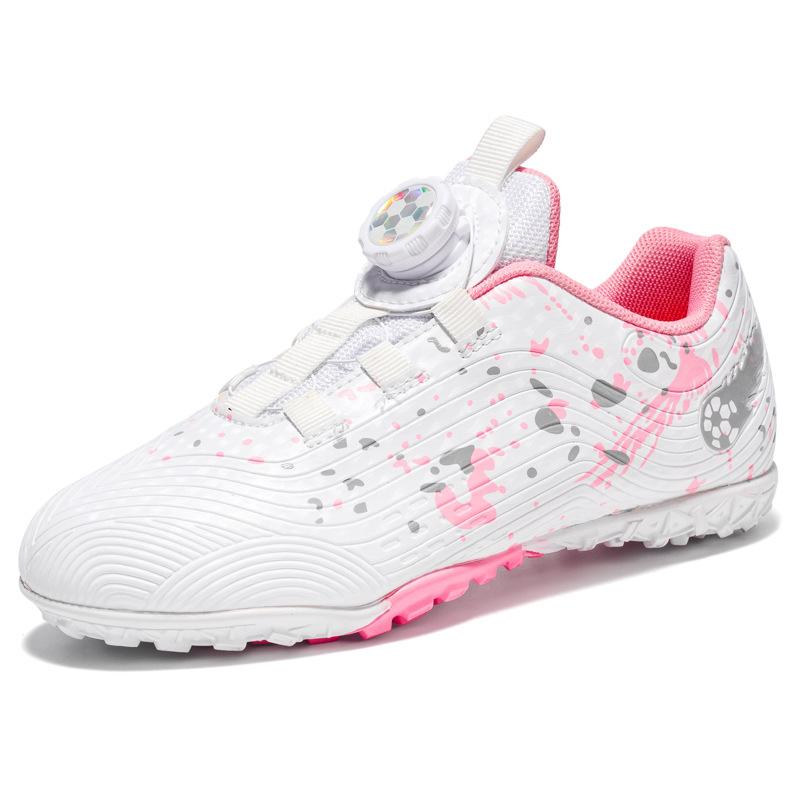 2024 new children's football shoes girls broken nails professional training shoes girls primary school sports shoes sports shoes