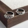 925 Sterling Silver Vintage Earrings For Women Trendy Simple Reto Shell Shape Earring Jewelry Prevent Allergy Party Accessories