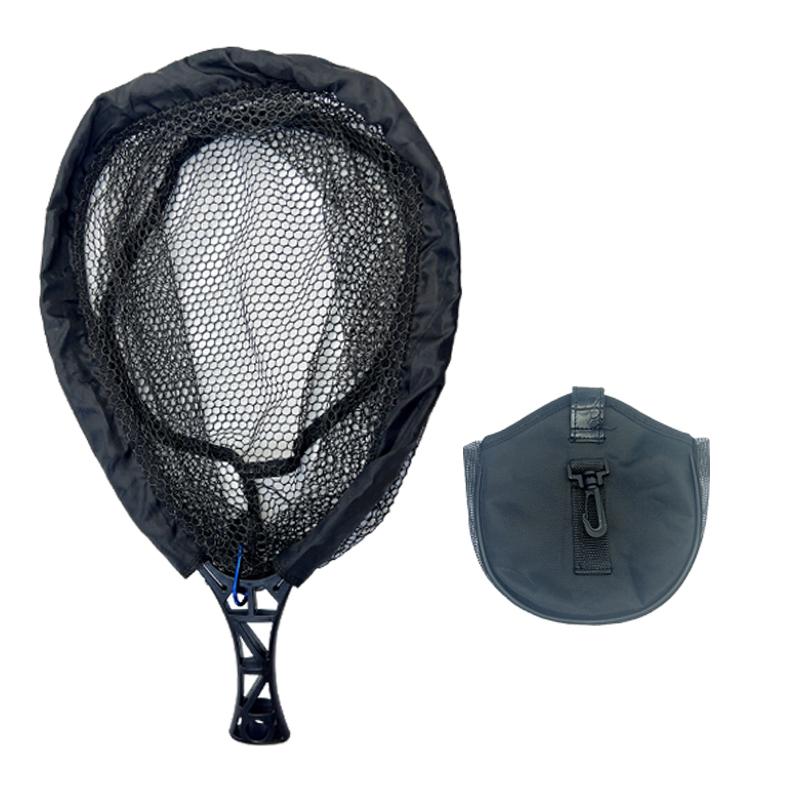 Retractable and foldable fly fishing hand net, easy to carry, high durability, suitable for outdoor fishing, fishing dip net