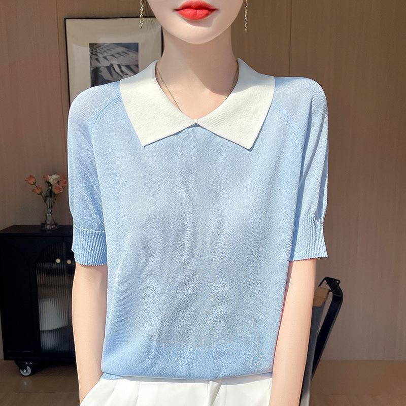 Dámská podzimní vlněná pletená kardiganová vesta s výstřihem do V a zapínáním na knoflíky