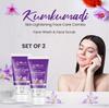 Globus Naturals Kumkumadi Skin Lightening Face Care Combo, Set of 2, Face Wash & Face Scrub
