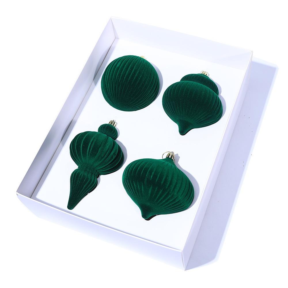 4pcs Delicate Christmas Ball Pendant Creative Xmas Tree Hanging Ornament  New Year