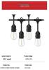 S14 Outdoor Waterproof LED Tent String Lights - High Brightness Pendant for Garden & Courtyard Decor