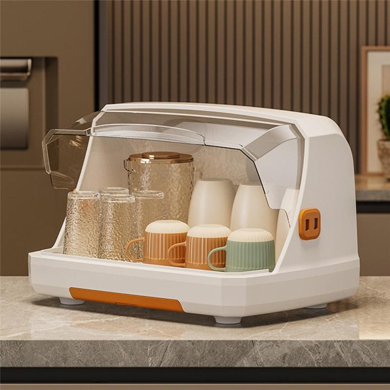 Practical-Milk Bottles With Large Drying Rack And Storage Box For Kitchen Countertops And Cabinets, Ideal For Home Organization