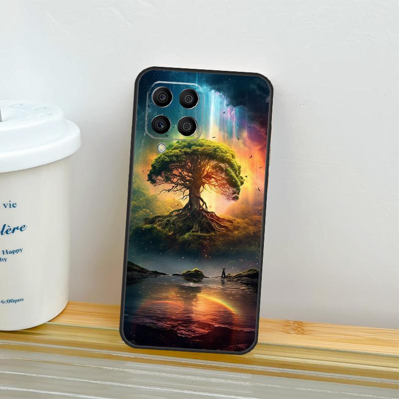 Tree of Life Space Galaxy Stars Case For Samsung Galaxy M52 M32 M12 M16 M14 M54 M13 M33 M53 M56 M36 M31 M11 M35 M55 M15 M06