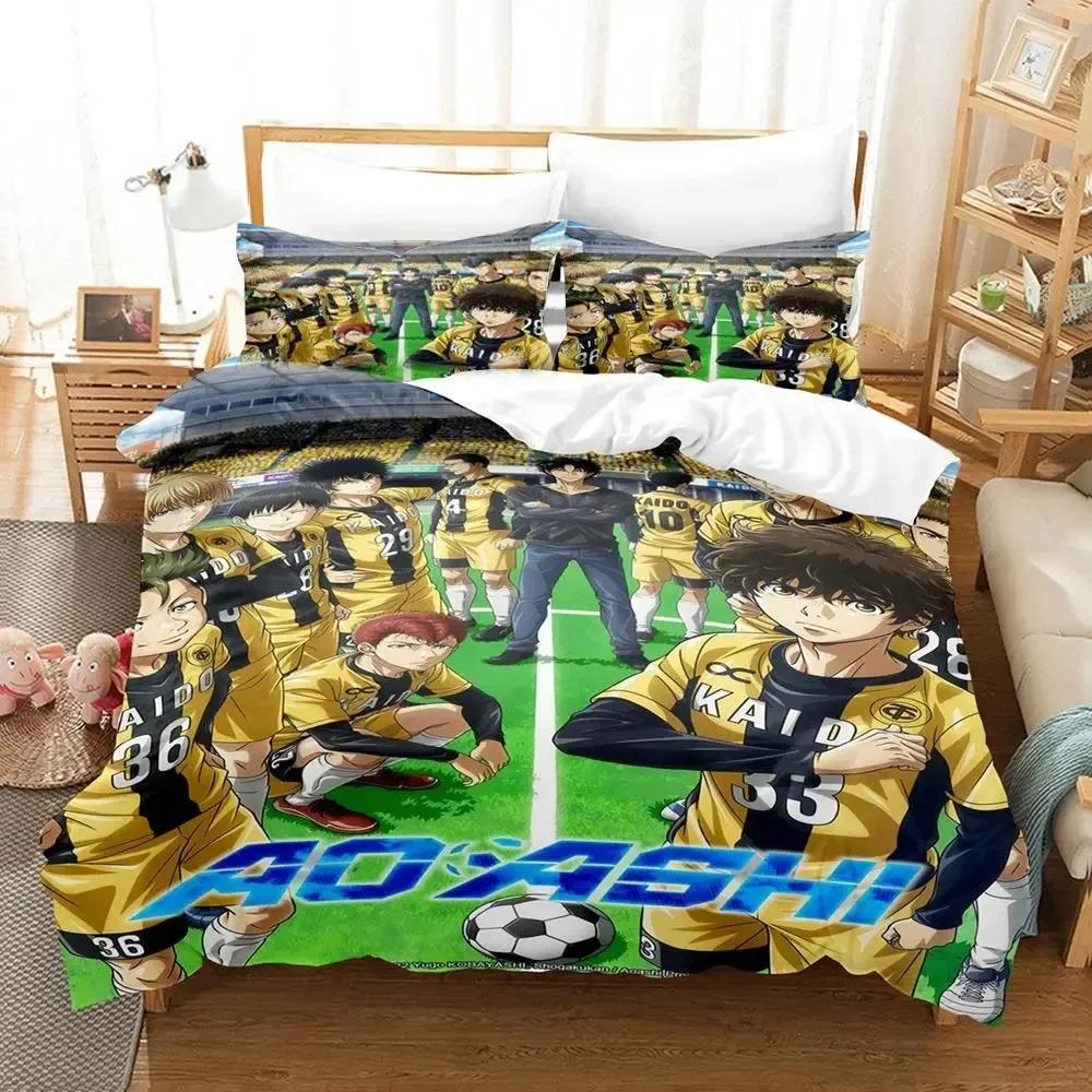 

Anime Ashito Aoi Ao Ashi AOASHI Bedding Set Duvet Cover Bed Set Quilt Cover Pillowcase Comforter king Queen Size Boys Adult Tool 70x133cm 2pcs