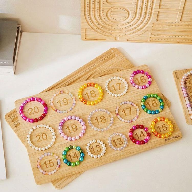  Kralenbord Tray DIY Knutselgereedschap voor Meisjes Ketting Kralen Sieraden Ontwerpers