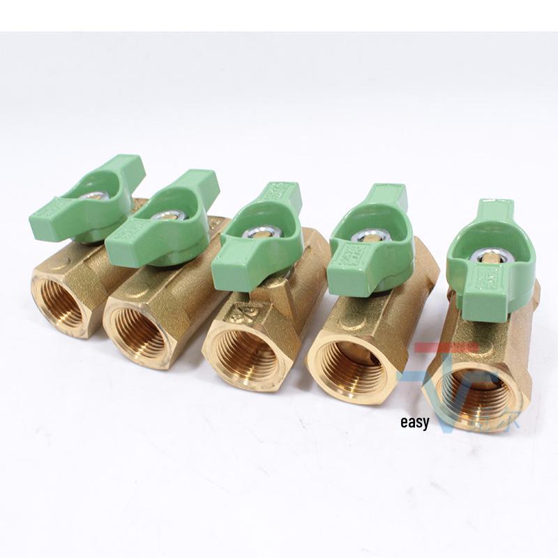 Japan KITZ TKT Brass Ball Valve, Threaded Female, Butterfly Handle, 1/4" & 3/8" In Stock.