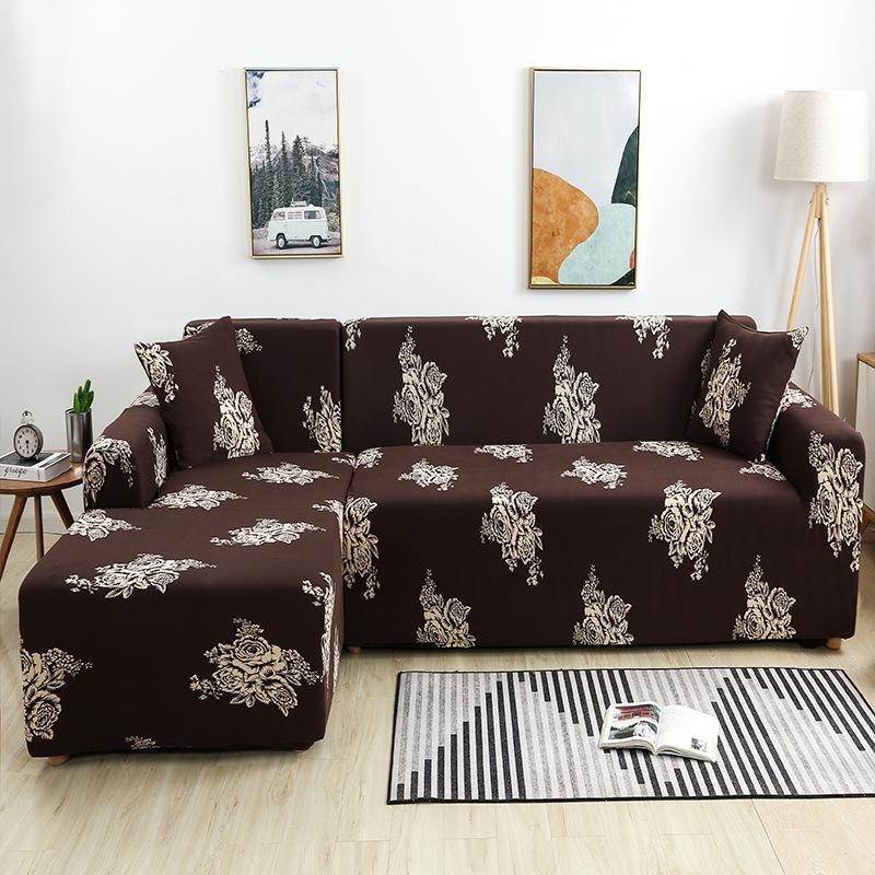 Elastic All-Inclusive Non-Slip Sofa Cover Sofa Slipcover Solid Color