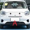 For Leapmotor T03 Novelty Funny Joke Creative Mustache Car Exterior Front Bumper Vinyl Decal Waterproof Scratch Cover Sticker
