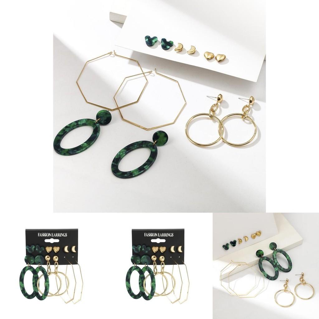 Alloy Elegant Geometric Earrings Unique Irregular Shape Earrings Celebrations For