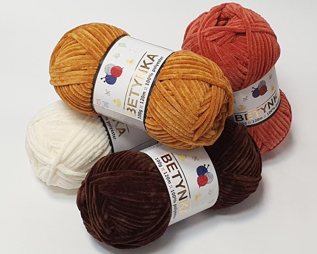 Betynka Soft Baby Yarn for Stuffed Animals, Beige 317