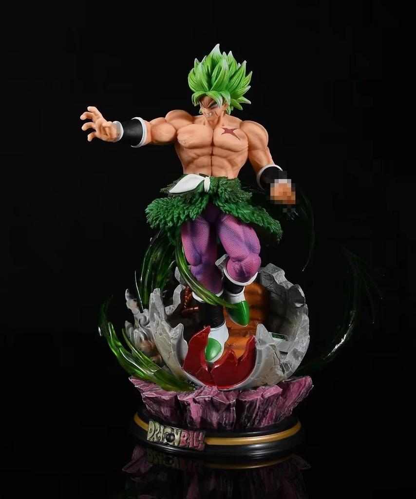 Anime Dragon Ball Z Super Broli Super Saiyan Broly Battle Ver. GK PVC Action Figure Statue Collectible Model Kids Toys Doll 29CM
