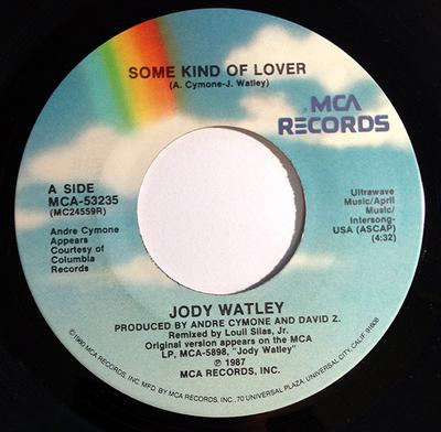 7inch Record JODY WATLEY - Some Kind Of Lover MCA53235 MCA Records 1987 US Pop Used