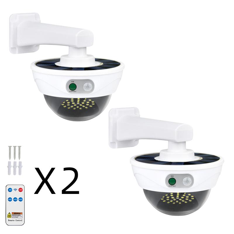 1pc 34 LED False Monitoring Modeling Light Outdoor Infrared Human Sensor Light Waterproof Motion Sensor Garden Lighting