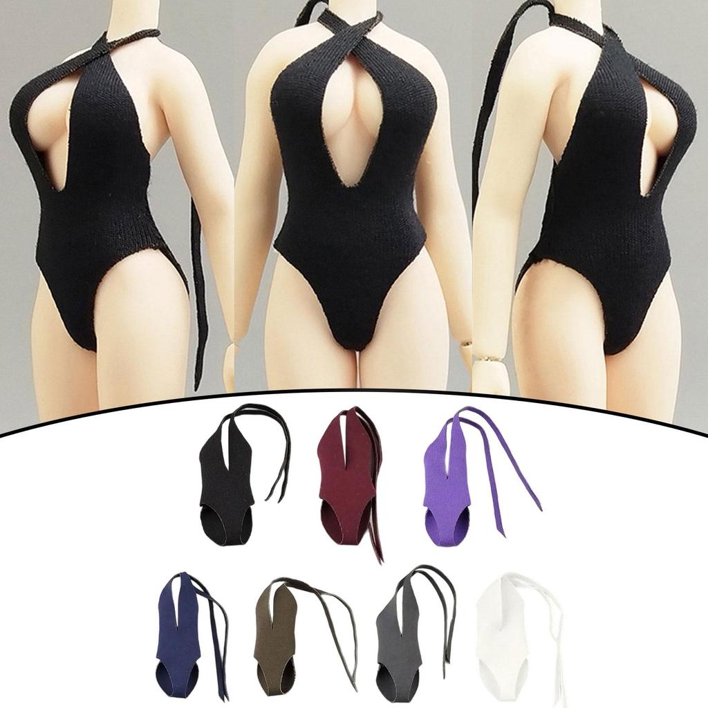 Roupas para Figura de Ação 1/12 Roupa de Banho Feminina Vestido de Tecido da Moda Roupas em Miniatura Roupas de Boneca para Figuras de Bonecas Femininas de 6 polegadas