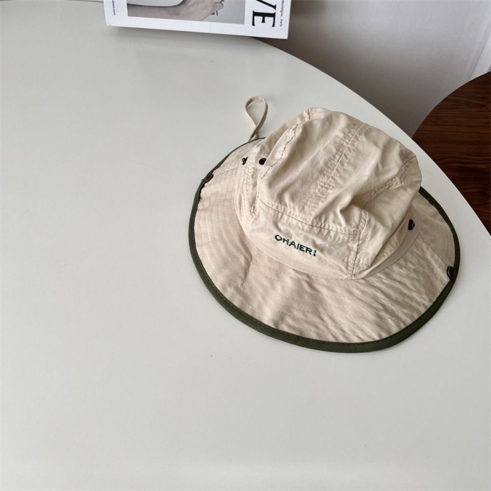 Summer Children Sunhat Quick-dry Fisherman Hat Ins Baby Bucket Hat 2-8 Years